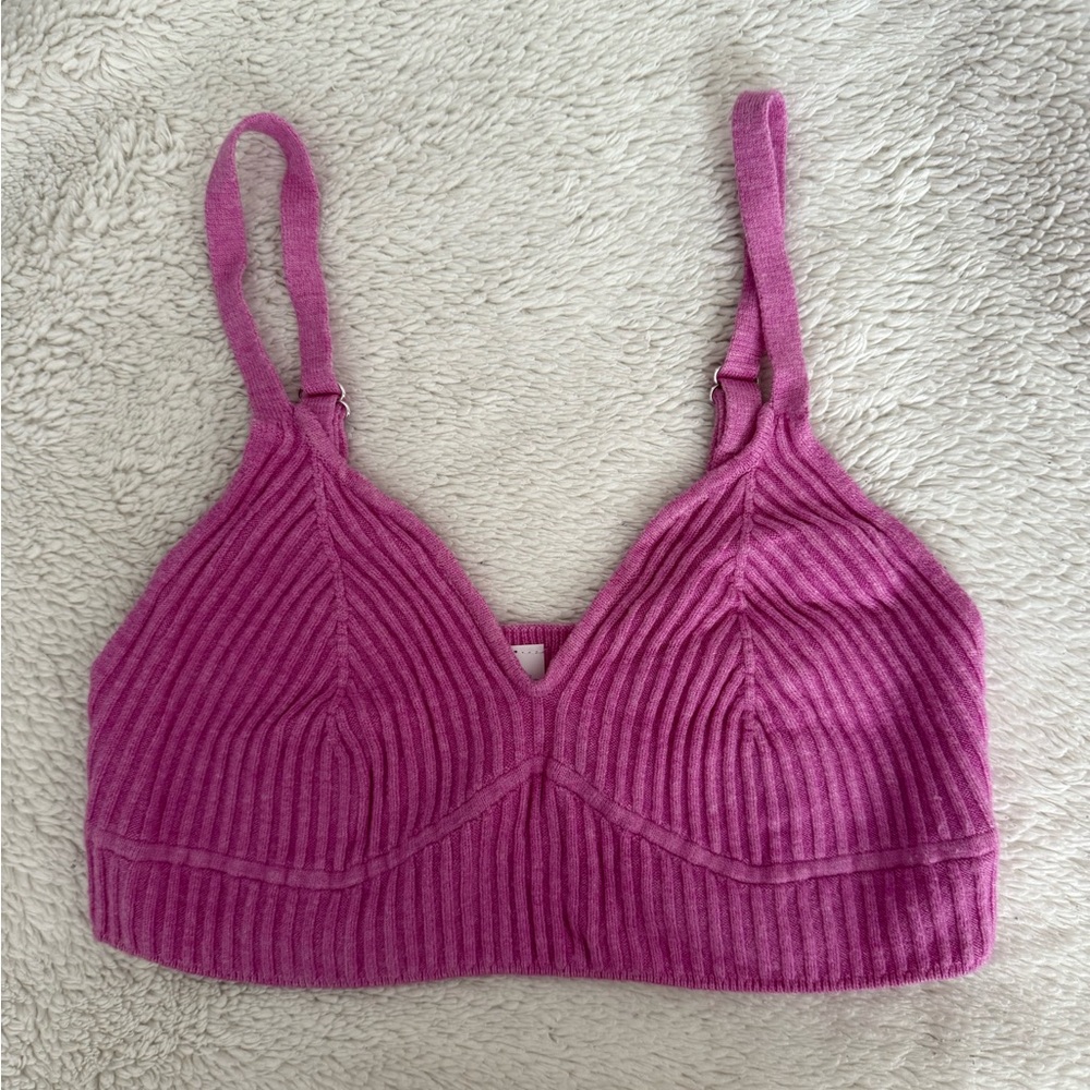 Wild Fable Ribbed Crop Tank, Medium